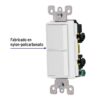 INTERRUPTOR DUPLEX CLASSIC VOLTECK 46006 - Imagen 2