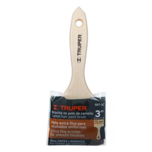 BROCHA PELO DE CAMELLO 3" TRUPER 12469