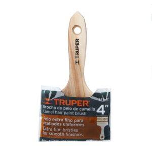 BROCHA PELO DE CAMELLO 4" TRUPER 12470