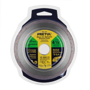 DISCO DE DIAMANTE RIN CONTINUO 4" 1/2 X 6MM PRETUL 21009