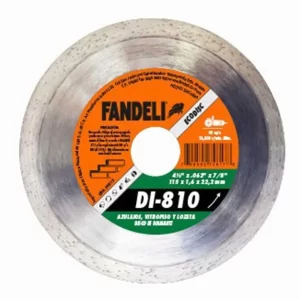 DISCO DE DIAMANTE RIN CONTINUO 4" FANDELI DI-810
