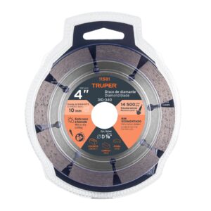 DISCO DE DIAMANTE RIN SEGMENTADO 4" TRUPER 11581