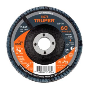 DISCO LAMINADO G60 4 X 5/8 TRUPER 11671