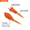 EXTENSION ELECTRICA USO RUDO 10 M VOLTECK 48046 - Imagen 2