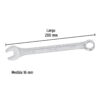LLAVE COMBINADA 16MM PRETUL 21910 - Imagen 4