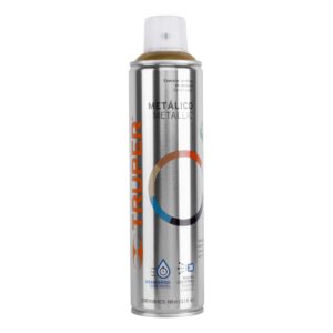 PINTURA EN AEROSOL ORO METALICO TRUPER 19066