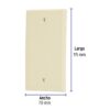 PLACA CIEGA VOLTECK 46400 - Imagen 3