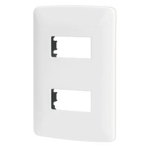 PLACA PARA 2 MODULO ITALIANA VOLTECK 48133
