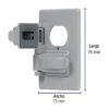 PLACA PARA INTERPERIE VOLTECK 46410 - Imagen 3