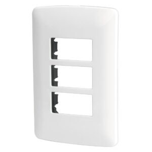PLACA PARA 3 MODULO ITALIANA VOLTECK 48136