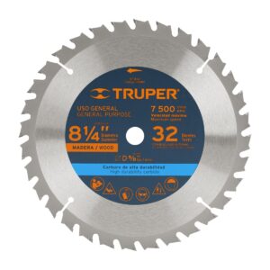 SIERRA CIRCULAR MADERA 8 1/4" (32 D) TRUPER 12682
