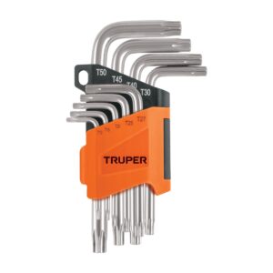 9 LLAVES TORX TRUPER 15554